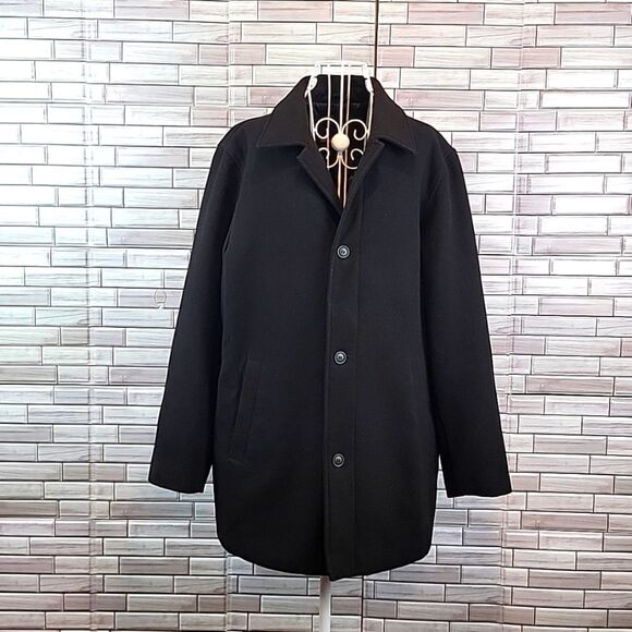 John Henry Men's vintage wool car coat Size 40R - Picture 1 of 12